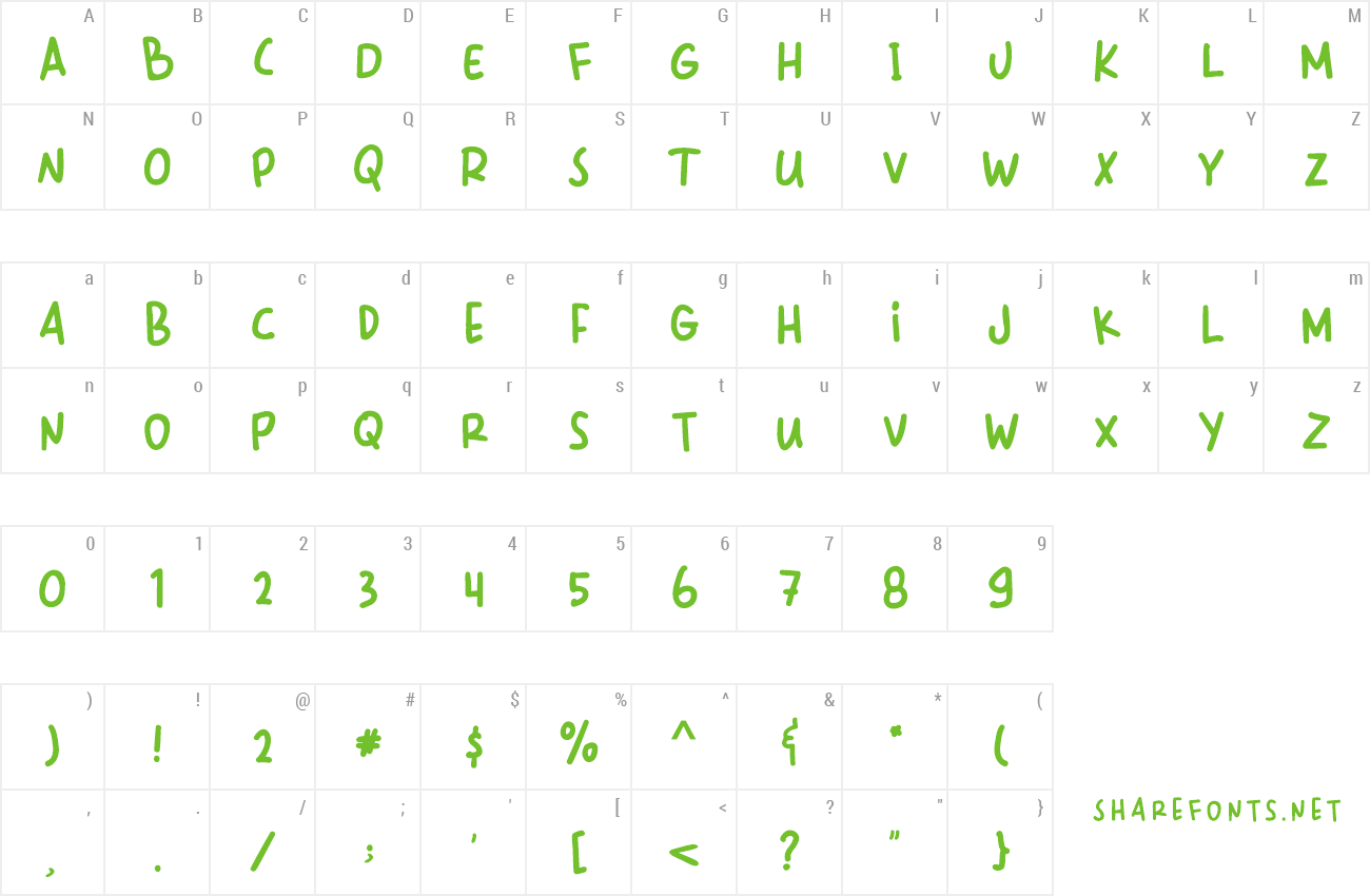 Font Telor Bistik preview